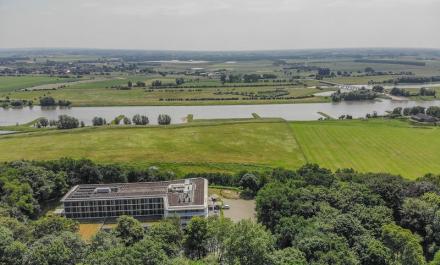 Meeting location in Wageningen, view on "Nederrijn"